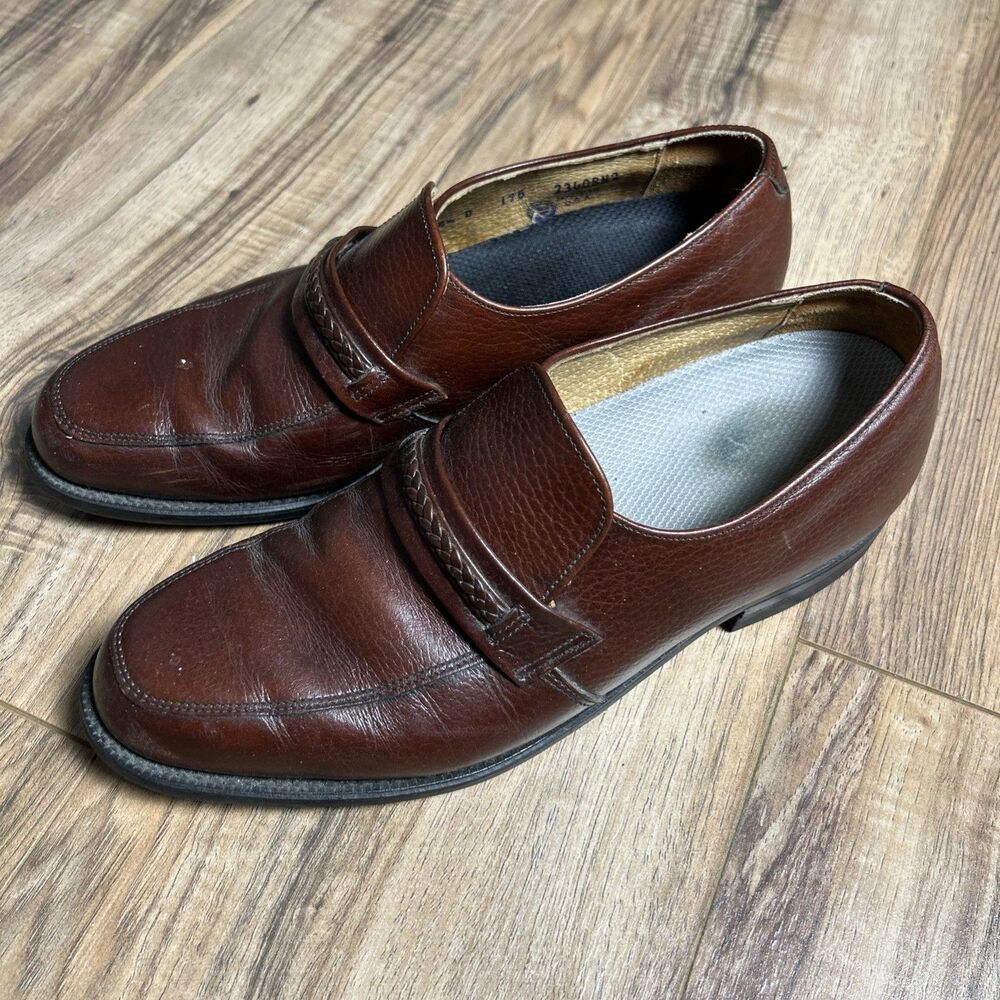 Goodyear Vintage Mens Leather Classics Loafers Size 8.5 D Brown USA 23408N2